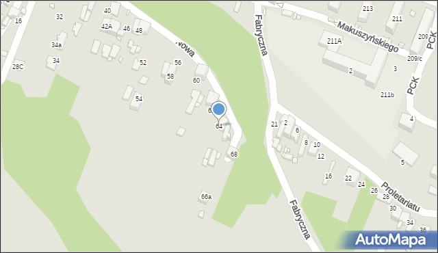 Wojkowice, Nowa, 64, mapa Wojkowice