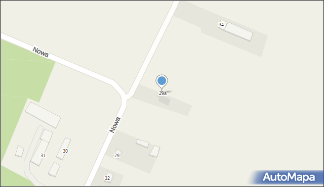 Wola Osowińska, Nowa, 29a, mapa Wola Osowińska