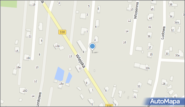 Wołów, Nowowiejska, 2, mapa Wołów