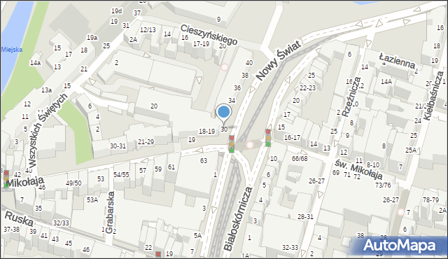 Wrocław, Nowy Świat, 30, mapa Wrocławia