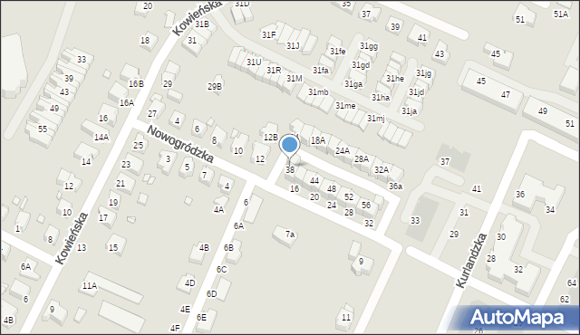 Wrocław, Nowogródzka, 40, mapa Wrocławia