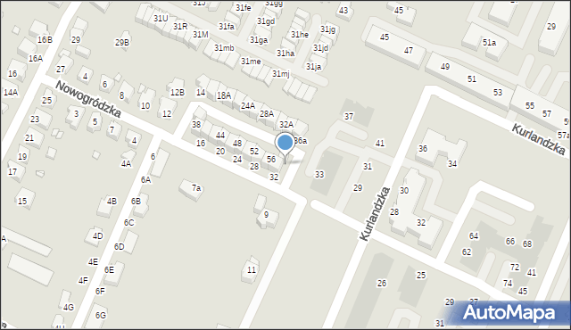 Wrocław, Nowogródzka, 60, mapa Wrocławia