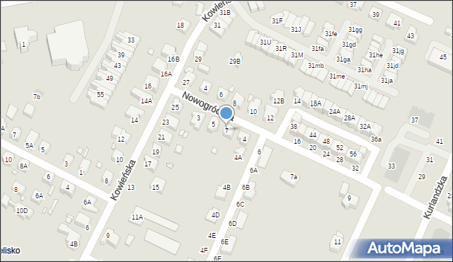 Wrocław, Nowogródzka, 7, mapa Wrocławia