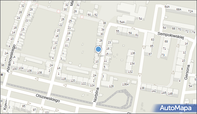 Wrocław, Norblina Piotra, 14, mapa Wrocławia