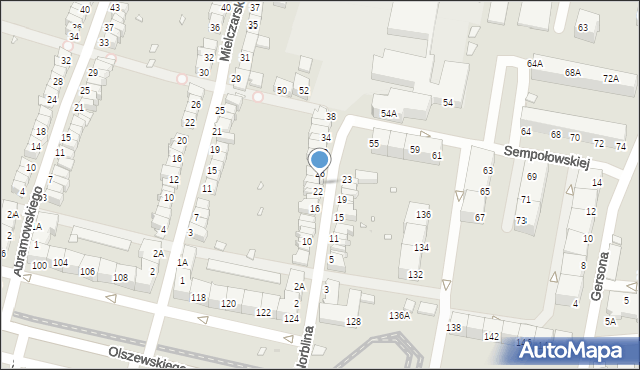 Wrocław, Norblina Piotra, 24, mapa Wrocławia