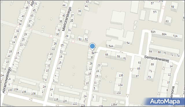 Wrocław, Norblina Piotra, 34, mapa Wrocławia