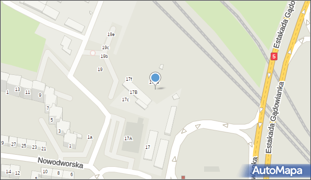 Wrocław, Nowodworska, 17bb, mapa Wrocławia