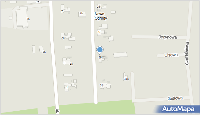 Wschowa, Nowe Ogrody, 29, mapa Wschowa