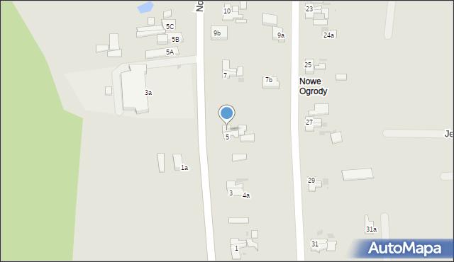 Wschowa, Nowe Ogrody, 6, mapa Wschowa