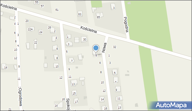 Wygoda, Nowa, 4, mapa Wygoda