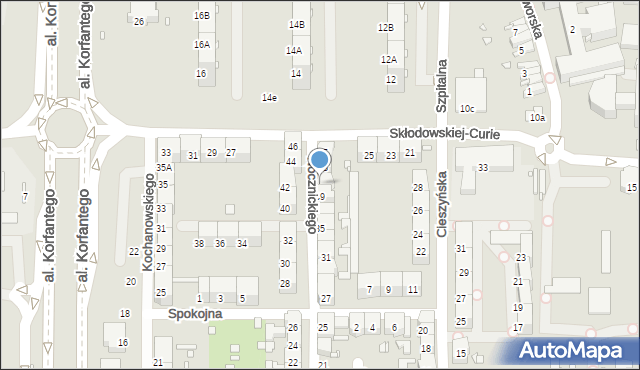 Zabrze, Nocznickiego Tomasza, 41, mapa Zabrza