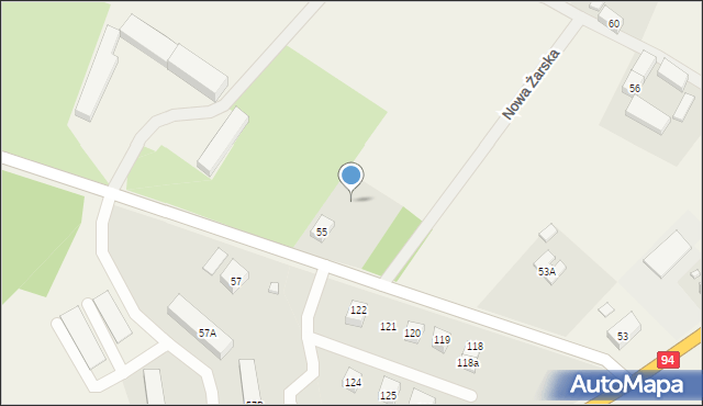 Żarska Wieś, Nowa Żarska, 2d, mapa Żarska Wieś