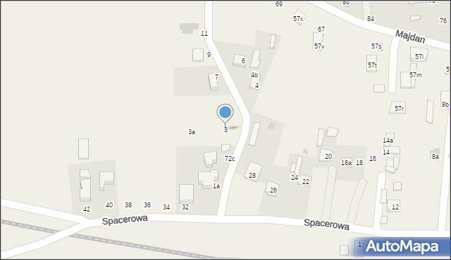 Zawadówka, Nowa, 3, mapa Zawadówka