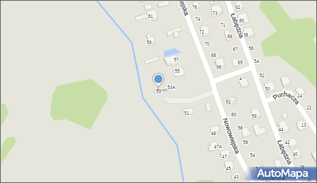 Zawiercie, Nowowiejska, 53, mapa Zawiercie