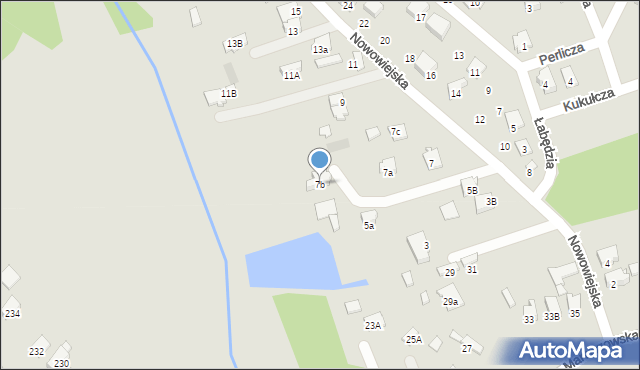 Zawiercie, Nowowiejska, 7b, mapa Zawiercie