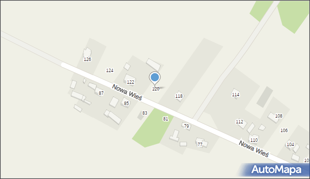 Zbrza, Nowa Wieś, 120, mapa Zbrza