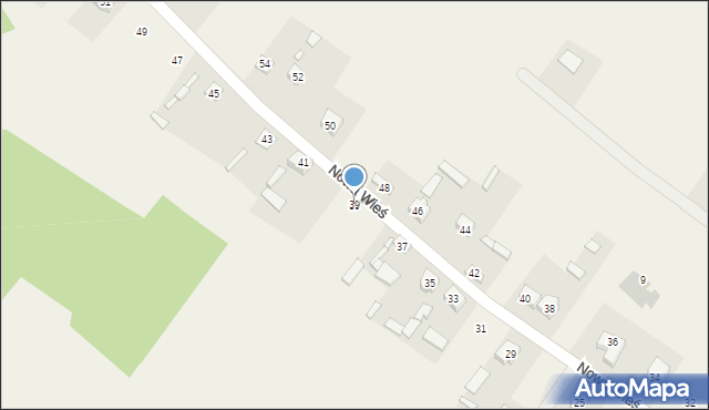 Zbrza, Nowa Wieś, 39, mapa Zbrza