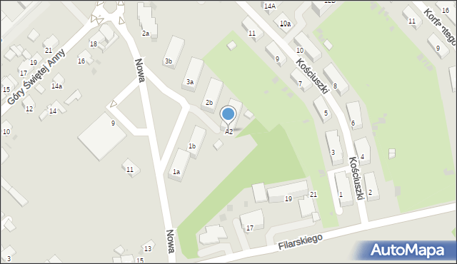 Zdzieszowice, Nowa, A2, mapa Zdzieszowice