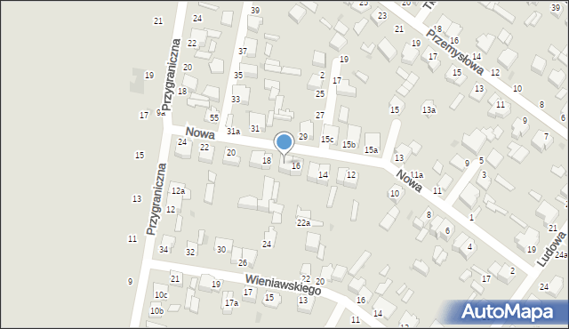 Zgierz, Nowa, 16a, mapa Zgierz