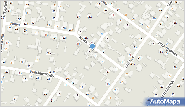 Zgierz, Nowa, 6a, mapa Zgierz