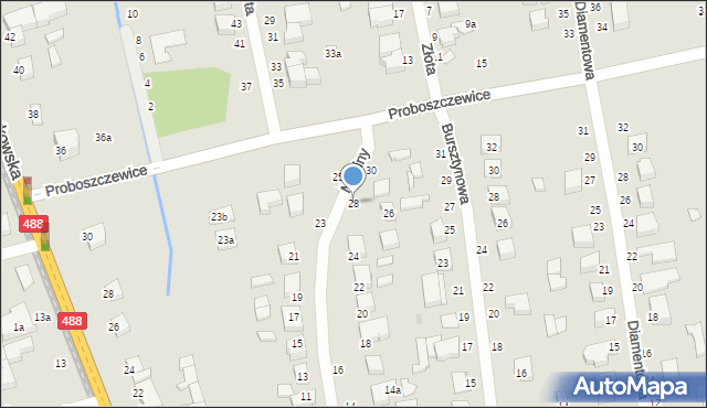 Zgierz, Nowiny, 28, mapa Zgierz