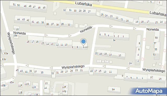 Zgorzelec, Norwida Cypriana Kamila, 7, mapa Zgorzelec