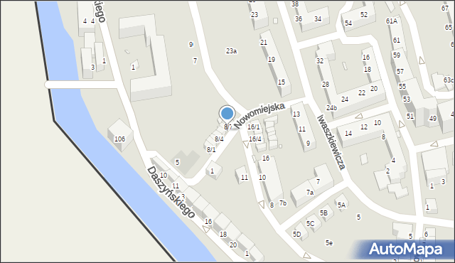 Zgorzelec, Nowomiejska, 8/6, mapa Zgorzelec