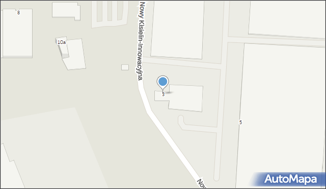 Zielona Góra, Nowy Kisielin-Innowacyjna, 3, mapa Zielona Góra