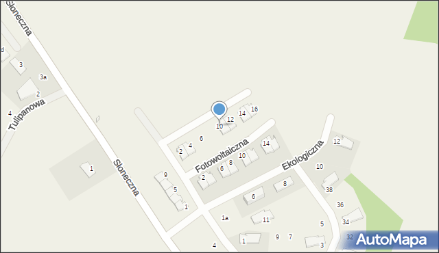 Żołędowo, Nowej Technologii, 10, mapa Żołędowo