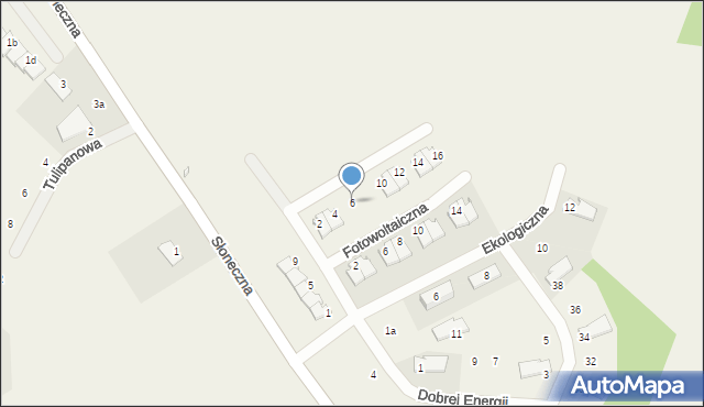 Żołędowo, Nowej Technologii, 6, mapa Żołędowo