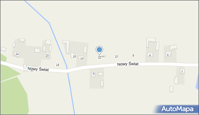 Żurawce, Nowy Świat, 12, mapa Żurawce