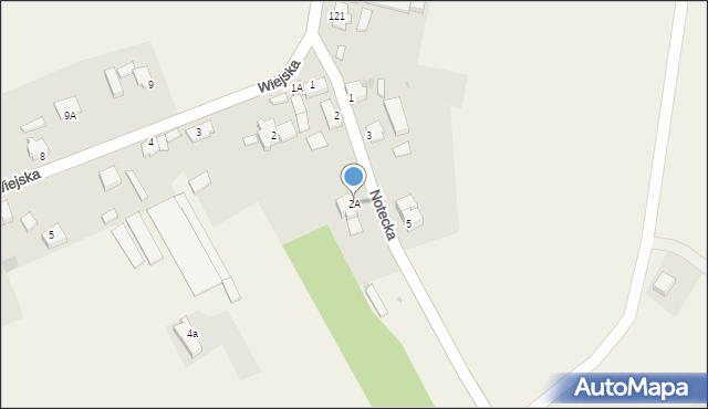 Zwierzyn, Notecka, 2A, mapa Zwierzyn