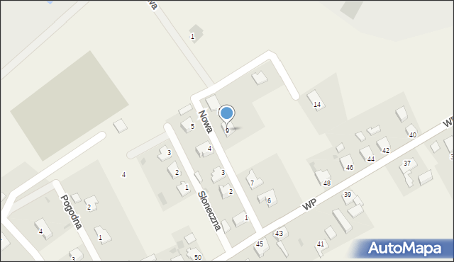 Zwierzyn, Nowa, 9, mapa Zwierzyn