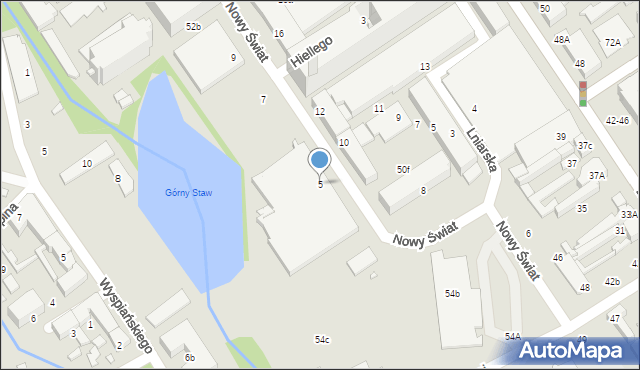 Żyrardów, Nowy Świat, 5, mapa Żyrardów