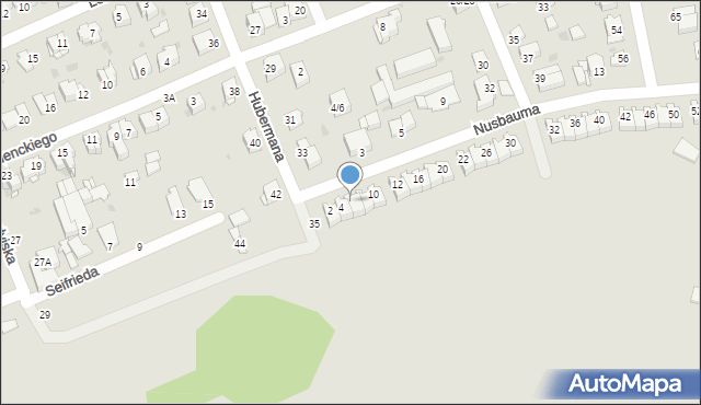 Częstochowa, Nusbauma Józefa, prof., 6, mapa Częstochowy