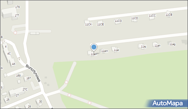 Jaworzno, Nullo Francesco, płk., 11an, mapa Jaworzno