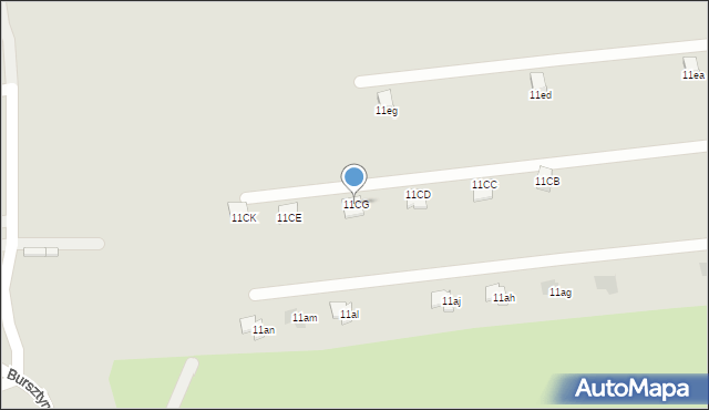 Jaworzno, Nullo Francesco, płk., 11CG, mapa Jaworzno