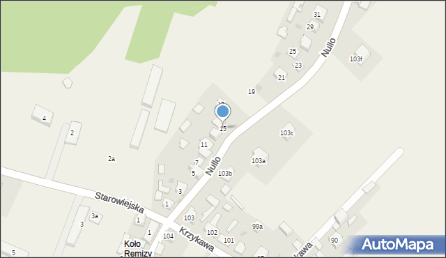 Krzykawka, Nullo Francesco, płk., 15, mapa Krzykawka