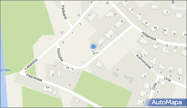 Murowaniec, Nurzyka, 5, mapa Murowaniec