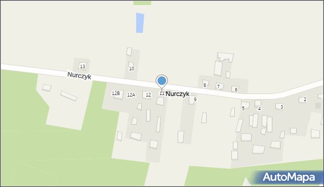 Nurczyk, Nurczyk, 11, mapa Nurczyk