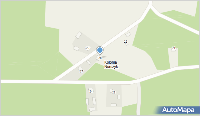 Nurczyk, Nurczyk, 26, mapa Nurczyk