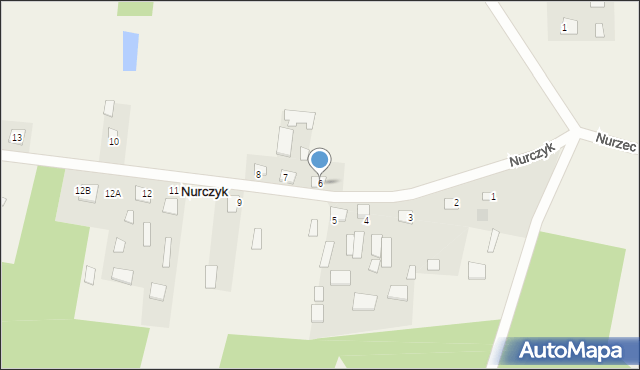 Nurczyk, Nurczyk, 6, mapa Nurczyk