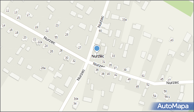 Nurzec, Nurzec, 29, mapa Nurzec