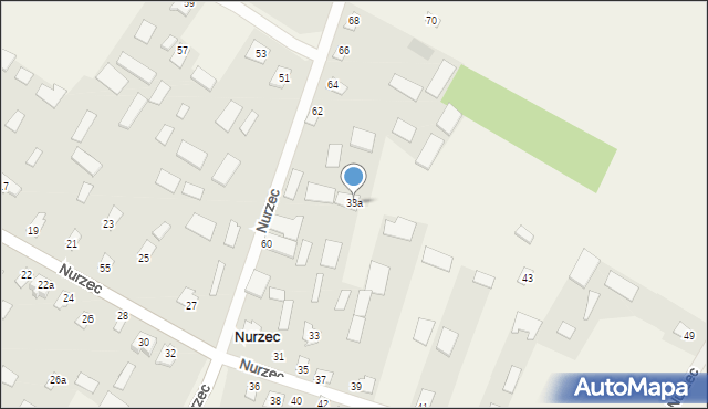 Nurzec, Nurzec, 33a, mapa Nurzec