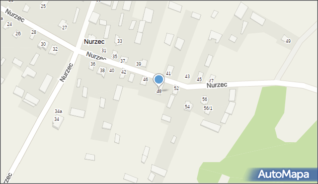 Nurzec, Nurzec, 48, mapa Nurzec