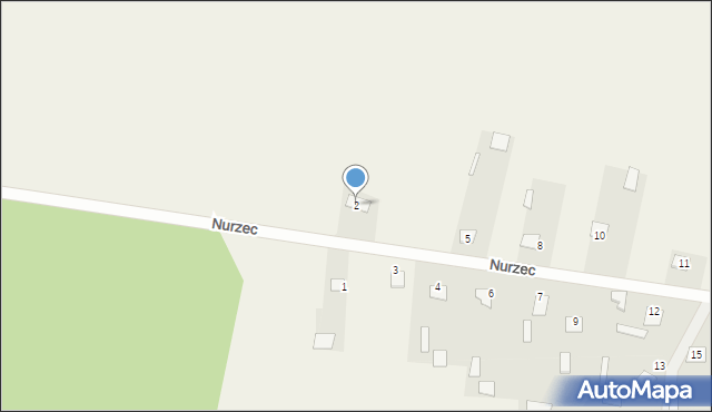 Nurzec, Nurzec, 2, mapa Nurzec