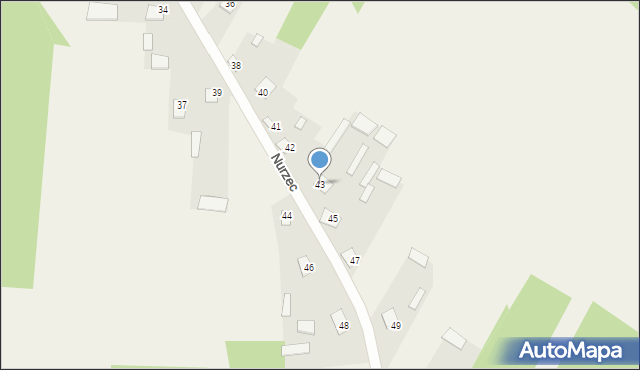 Nurzec, Nurzec, 43, mapa Nurzec