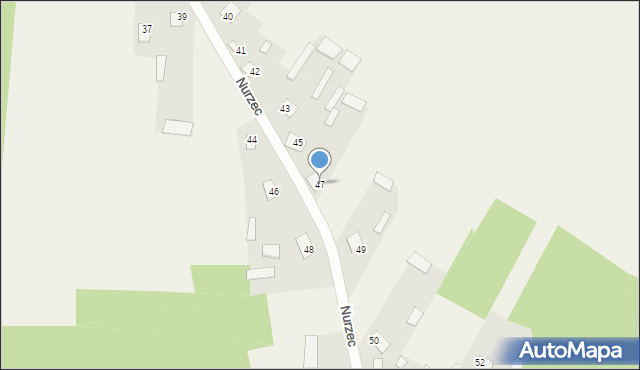 Nurzec, Nurzec, 47, mapa Nurzec