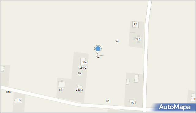 Nurzyna, Nurzyna, 91, mapa Nurzyna