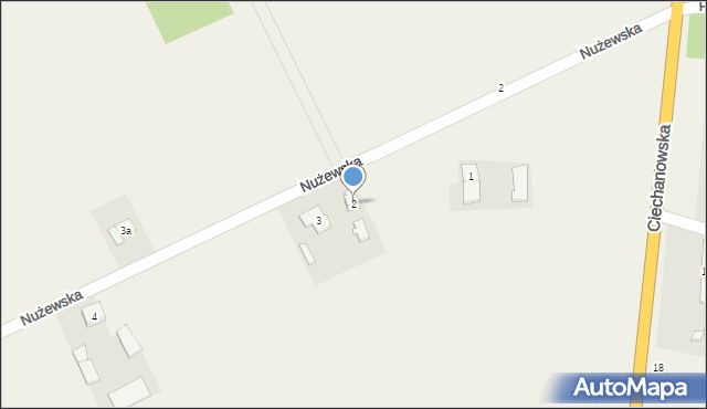 Nużewko, Nużewko, 2, mapa Nużewko